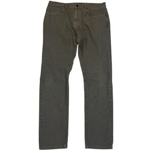 Proof Rover Pant Mens 33x32 (Fits 34x31) Slim Fit Olive Durable Stretch Canvas